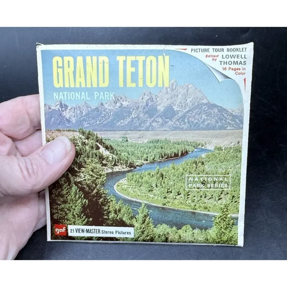 Sawyer's View-Master#A307 GRAND TETON NATIONAL PARK, WYOMING 1965 Issue